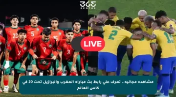 مشاهدة مجانية.. تعرف على رابط بث مباراة المغرب والبرازيل تحت 20 في كأس العالم